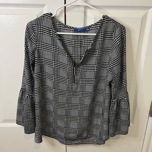 Plaid Blouse